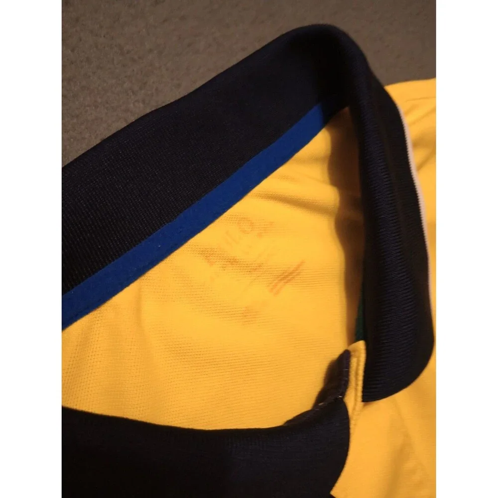 Vintage Polo Ralph Lauren Polo Shirt Men's 3XB Colorblock Yellow Blue